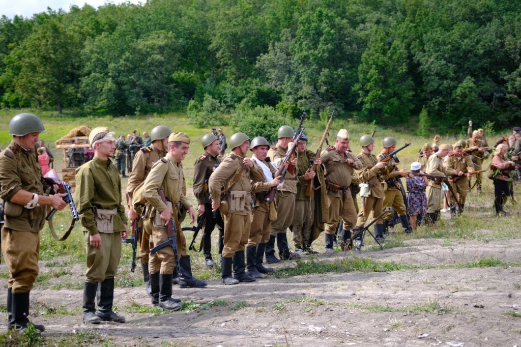В Мордовии воссоздали эпизод битвы за Донбасс в 1943 году