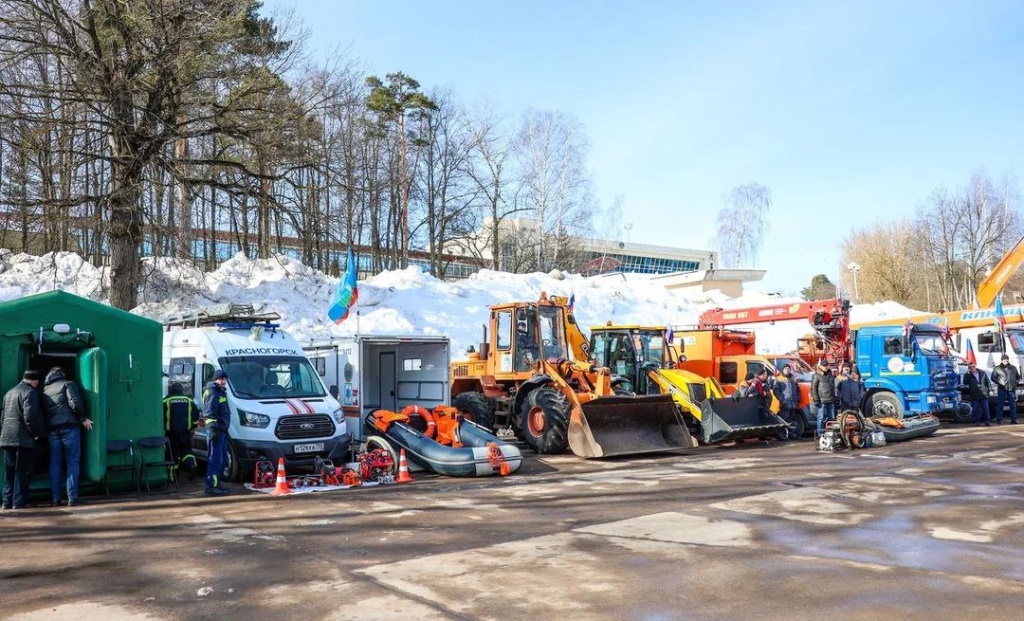 В Красногорске готовятся к паводку В Красногорске готовятся к паводку