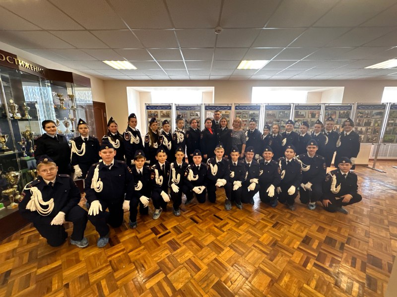 Полицейские Мордовии пригласили к себе на экскурсию кадетов из Краснослободска