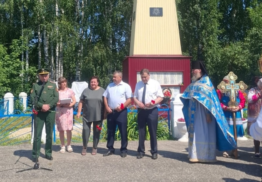 В селе Урей увековечили память земляков, павших в ходе СВО