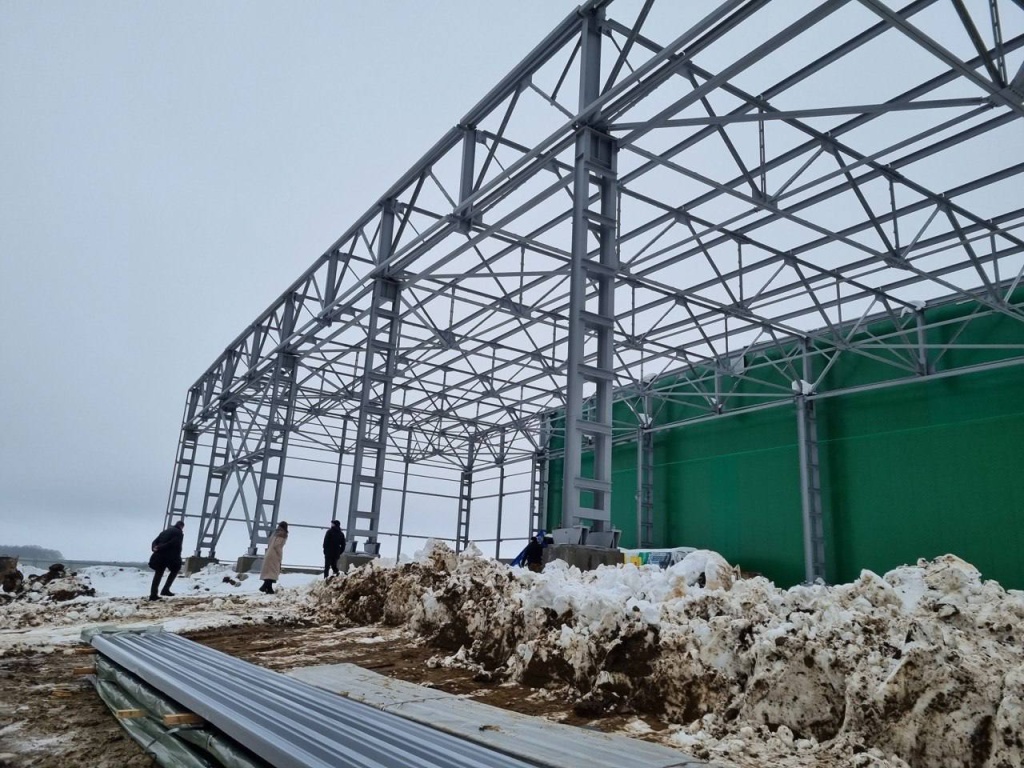 Комплекс по обработке отходов в Лямбирском районе готов на 60%