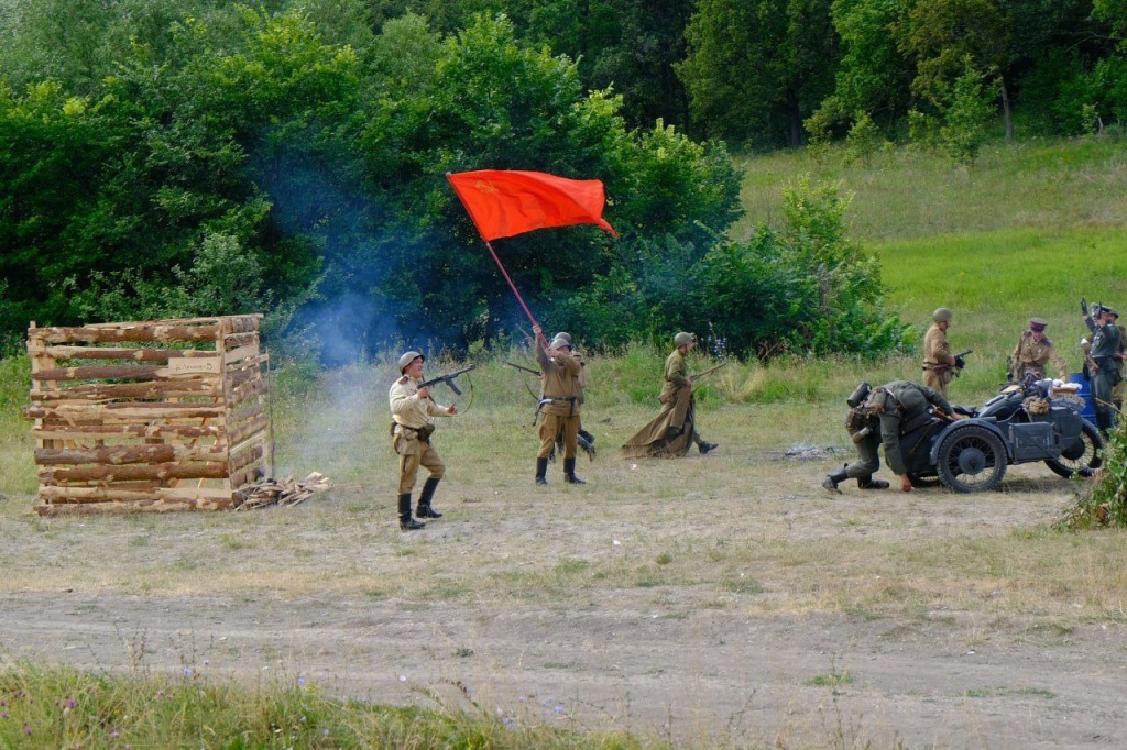 В Мордовии воссоздали эпизод битвы за Донбасс в 1943 году