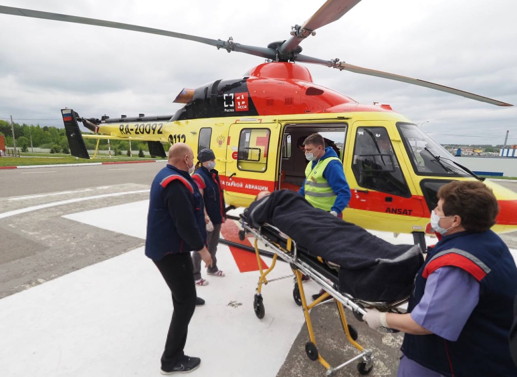 Свыше 60 вылетов за год совершила воздушная скорая помощь Мордовии