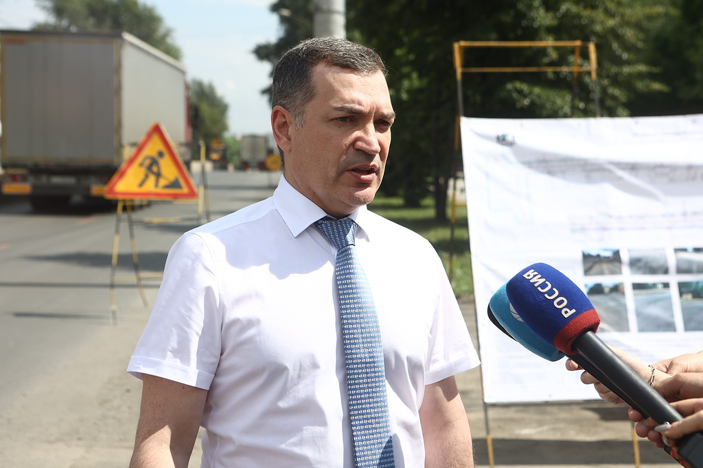 В Новосибирске на улице Мира идет комплексный ремонт