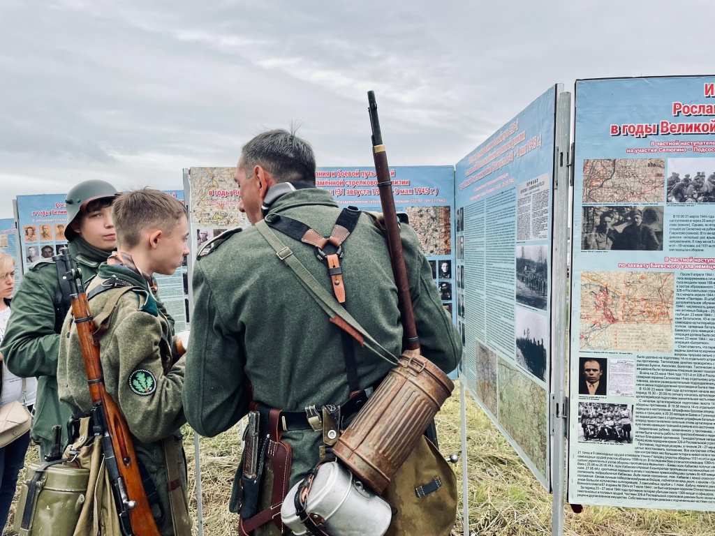 В Лямбирском районе Мордовии прошла реконструкция в честь 80-летия Победы В Лямбирском районе Мордовии прошла реконструкция в честь 80-летия Победы